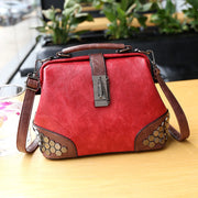 Fashion Women Handbag – Stylish PU Leather Shoulder Bag with Silt Pocket & Polyester Lining