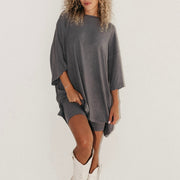Summer Shorts Suit for Women – Loose Short-Sleeved T-Shirt & Slim Tight Pants | Fresh & Sweet Style