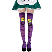 Halloween Cosplay Stockings – Colorful Costume Socks for Parties & Dress-Up | Soft Polyester Spandex, 68cm Long