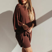 Summer Shorts Suit for Women – Loose Short-Sleeved T-Shirt & Slim Tight Pants | Fresh & Sweet Style