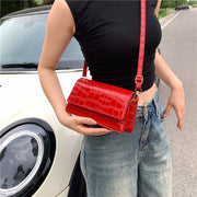 Portable Shoulder Messenger Bag Horizontal Square